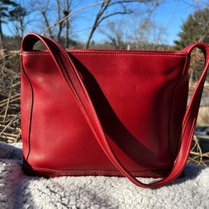Vintage Coach Bleeker 9310. Lipstick Red